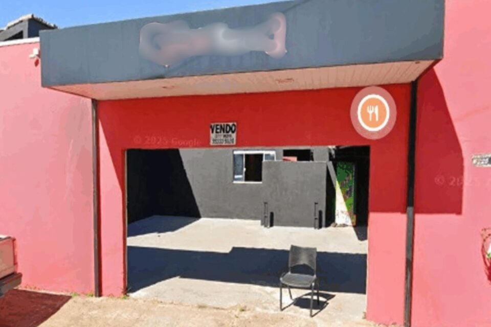 Imagem do local onde a jovem foi morta