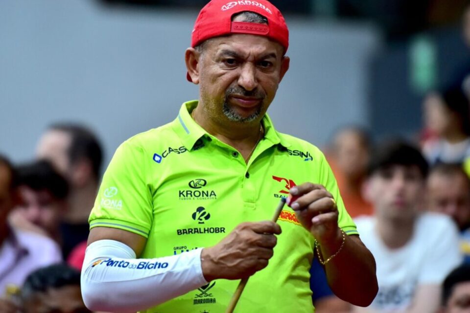 Baianinho de Mauá, atleta de sinuca
