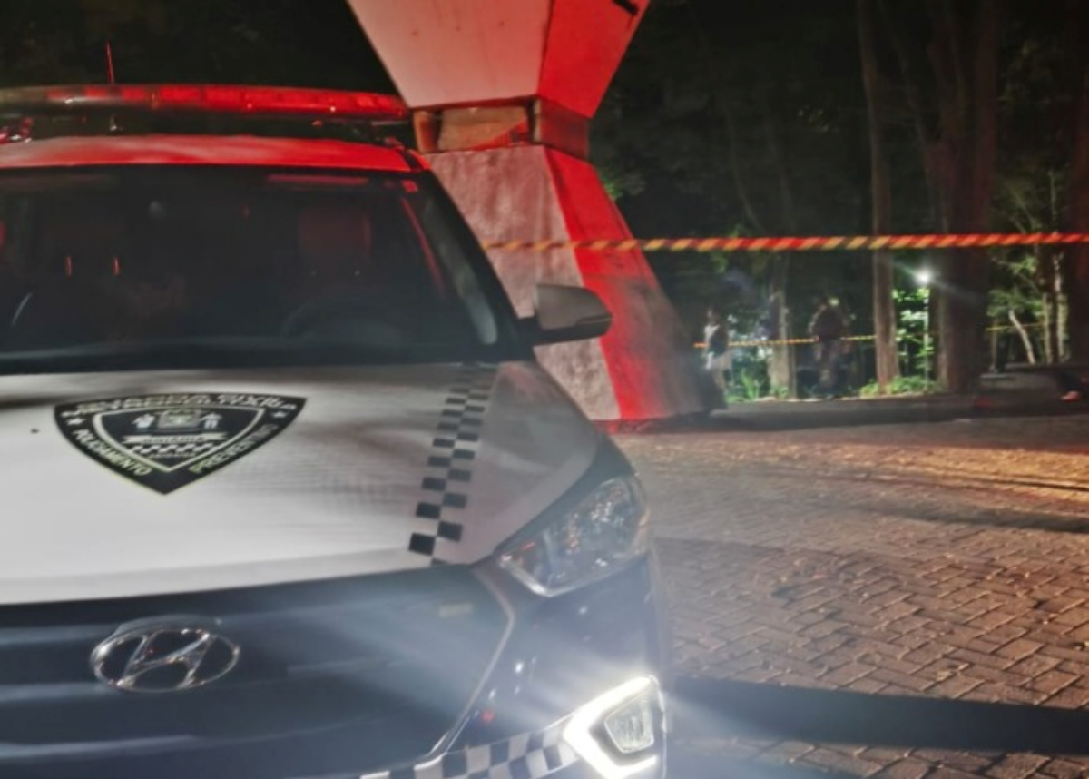 Imagem do local do homicídio