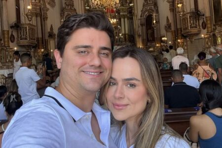 Diego Sorgatto e a esposa Helena (Foto: Instagram)