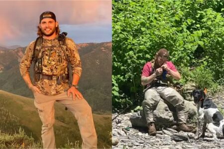 Homem rasteja por mais de 11 horas em montanha para se salvar após acidente Jacob Schmitt estava com o seu cão quando o carro capotou 20 vezes