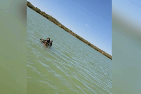 Homem se afoga durante trajeto para acampamento (Foto: Reprodução)