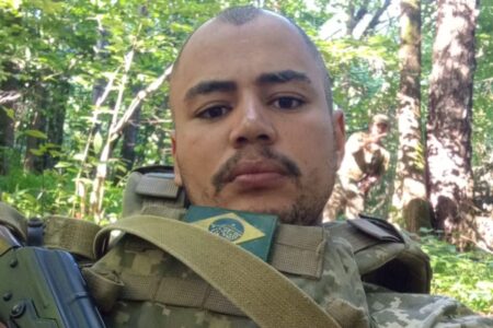 Morador de Formosa soube da gravidez da esposa um dia antes de ir para guerra na Ucrânia (foto cedida ao Mais Goiás)