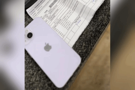 Celular que havia sido furtado foi recuperado pela vítima (Foto: Reprodução/GCM)