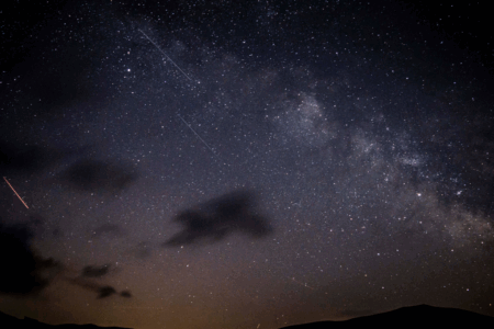 Imagem de um céu estrelado