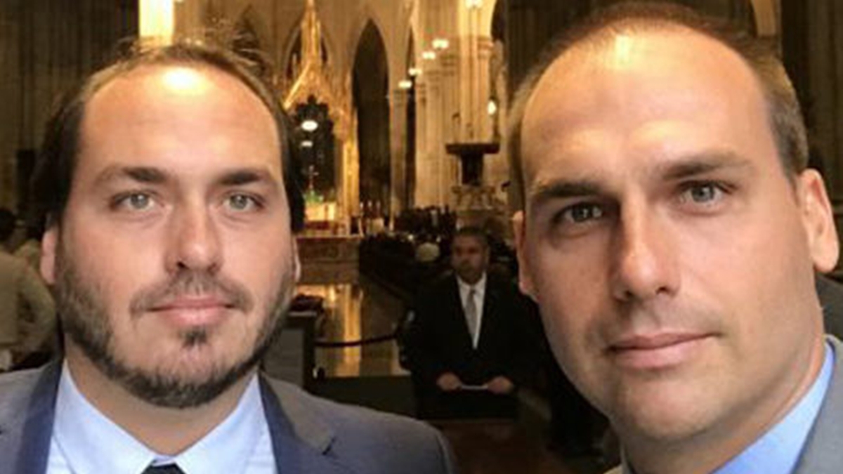 Carlos e Eduardo Bolsonaro dizem que governadores de direita agem como ratos e oportunistas