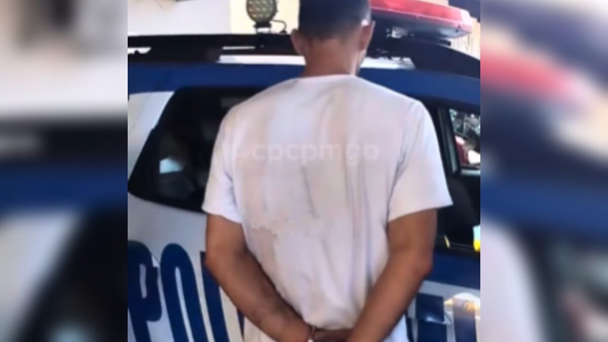 Homem com passagens por homicídio e roubo é preso em Goiânia após assaltar vítima com faca