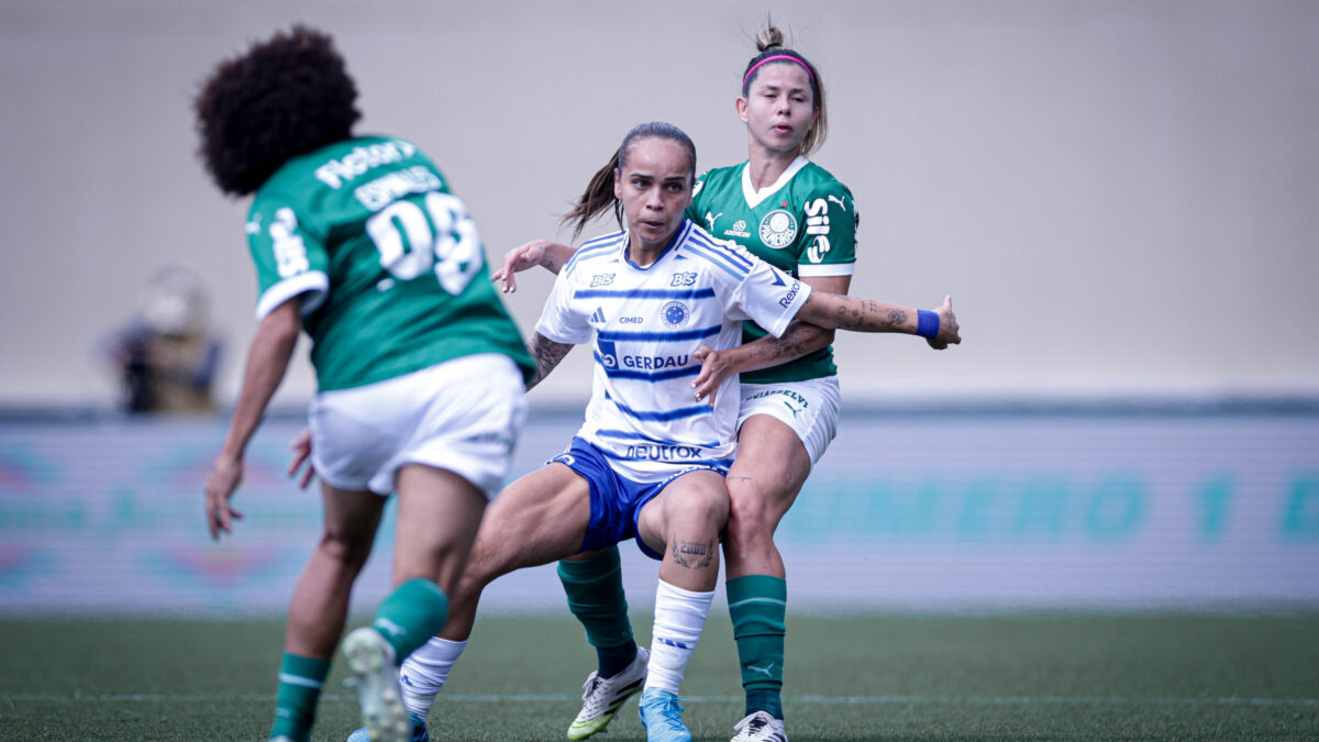 Palmeiras 1x3 Cruzeiro, pela semifinal do Brasileiro Feminino