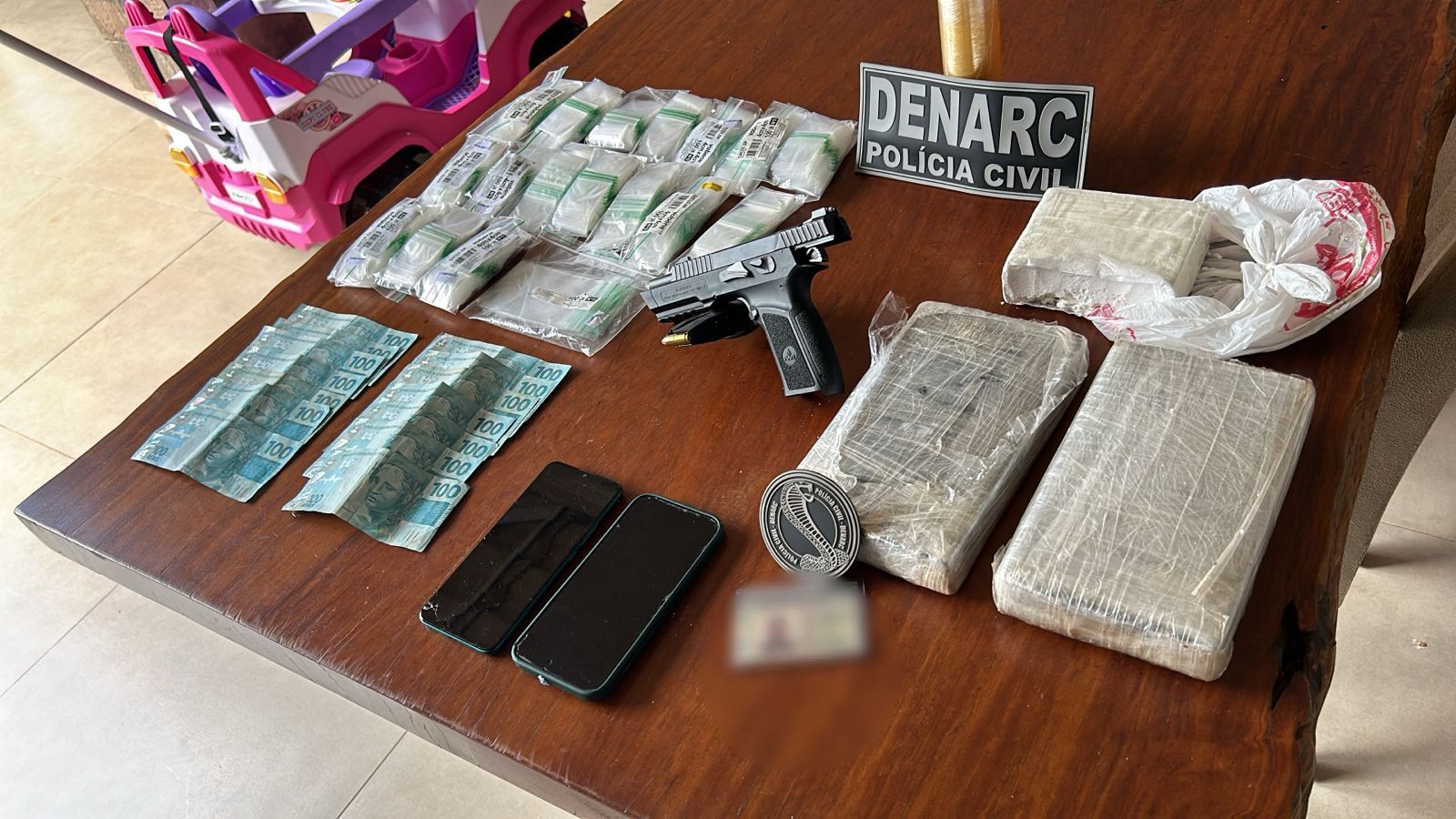 Imagem das apreensões