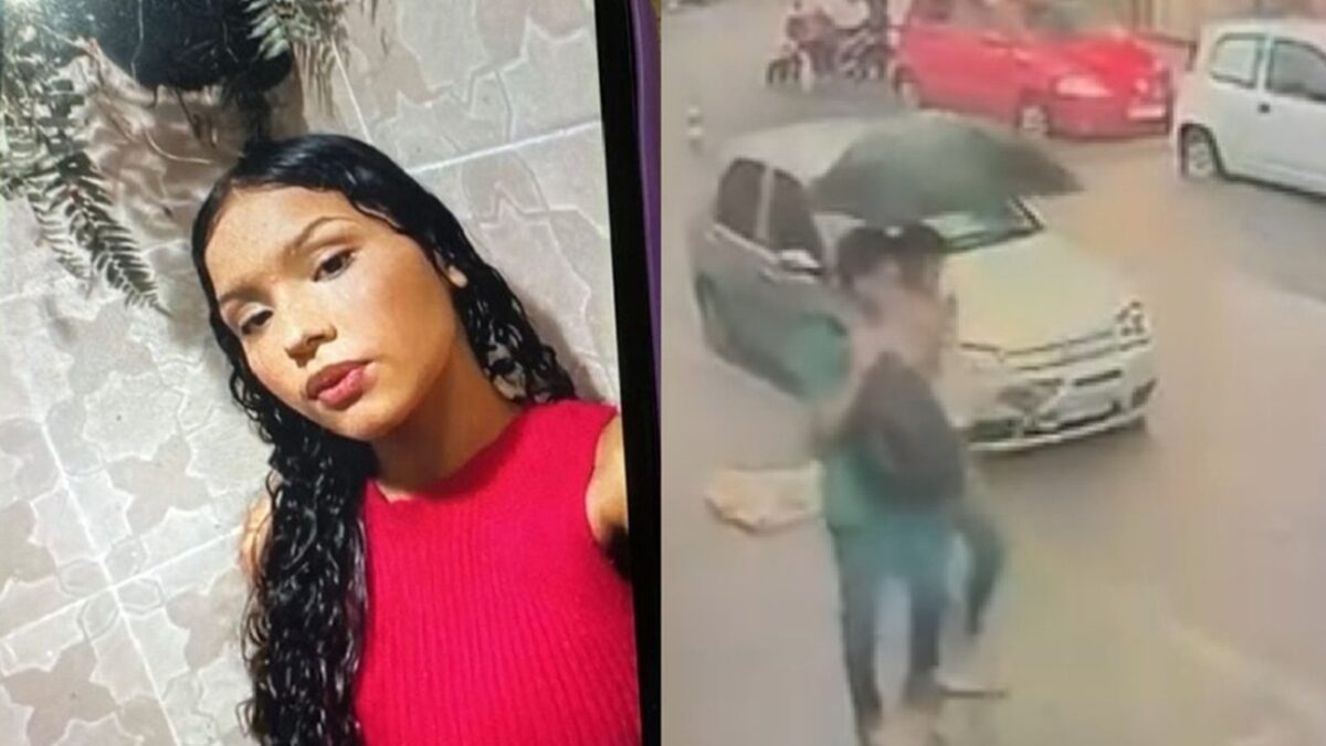 Vídeo: adolescente eletrocutada no centro de Goiânia Descarga elétrica foi provocada por um fio de alta tensão que se rompeu e caiu
