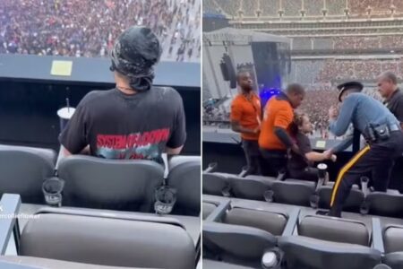 Vídeo: homem é preso após se masturbar durante show da banda Korn na arquibancada do Metlife Stadium, em Nova Jersey, EUA