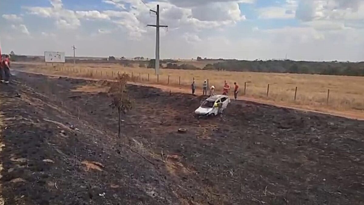 Imagem do local do acidente