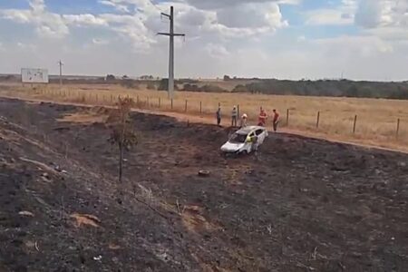 Imagem do local do acidente