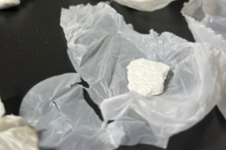 Imagem do entorpecente encontrado na operação