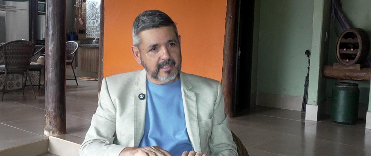 Jornalista Carlos Magno trabalhou na cobertura do acidente radiológico (Foto: Mais Goiás)