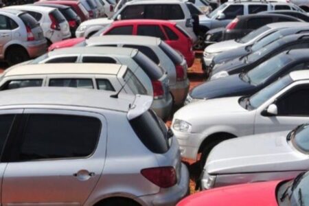 Leilão do Detran-GO acontece em Senador Canedo. (Foto: divulgação)