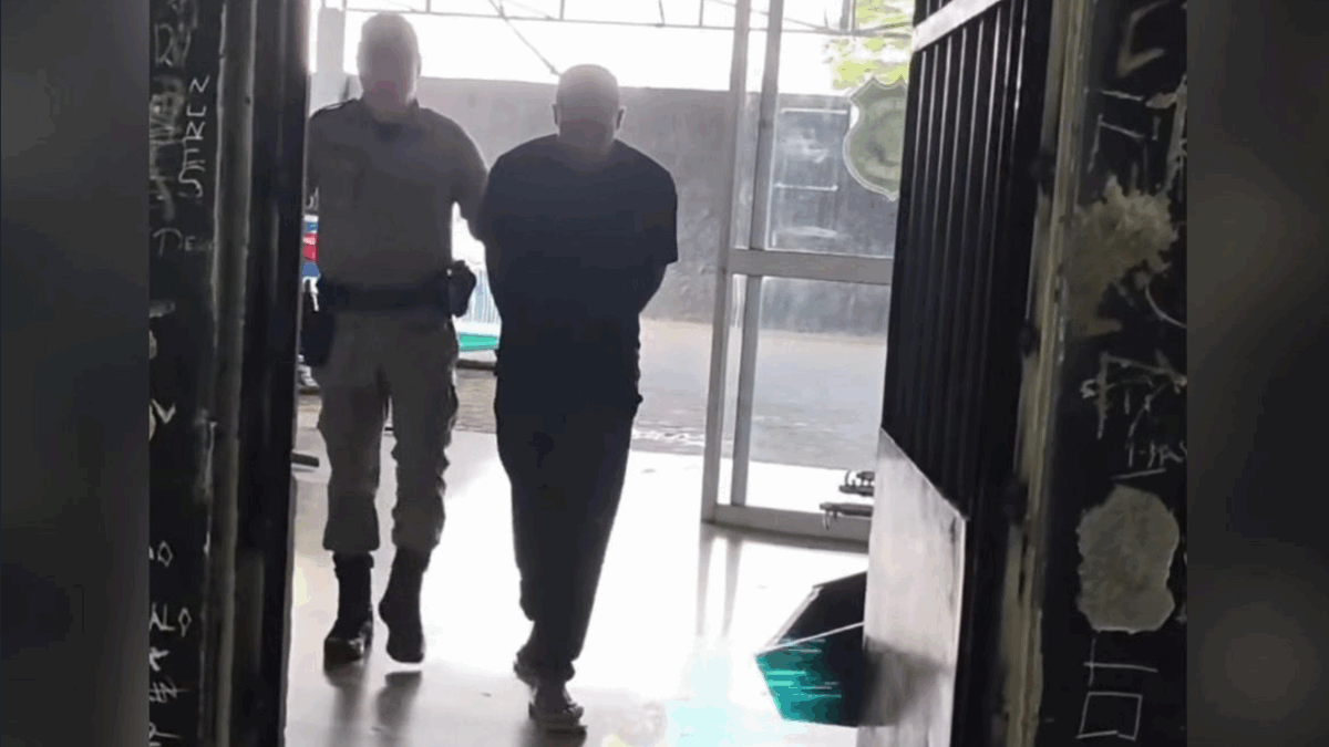 Homem é preso por furtos em Campinas (Foto: Reprodução)