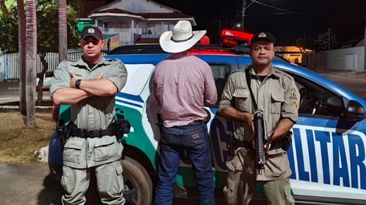 Imagem do homem preso