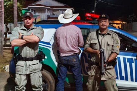 Imagem do homem preso