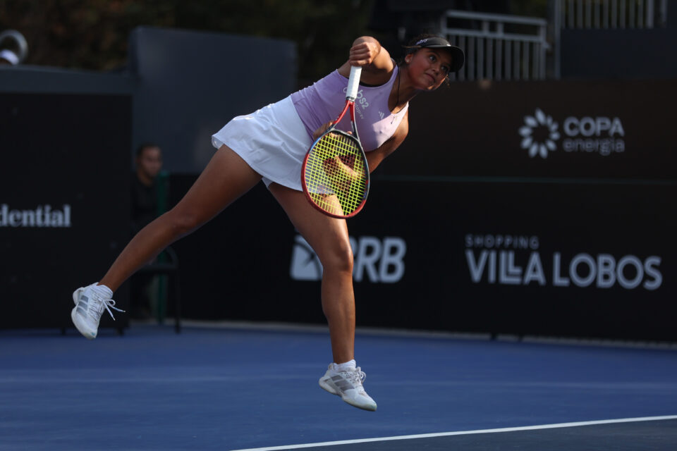 Naná Silva durante sua estreia no SP Open