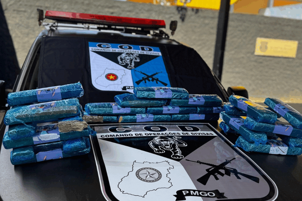 Carga de maconha avaliada em R$ 60 mil é apreendida em Goiânia