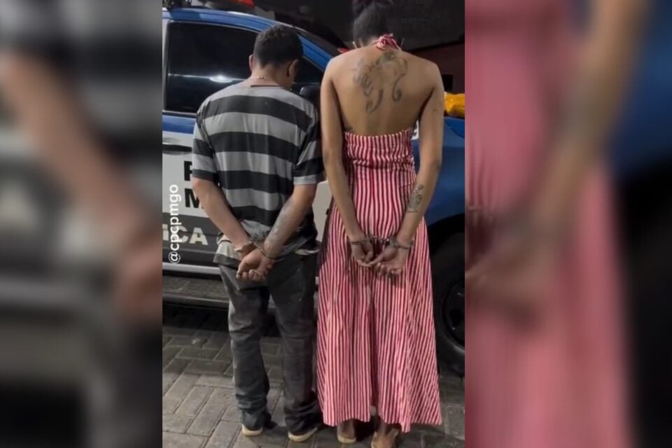 Casal é preso com 58 tabletes de maconha em Goiânia