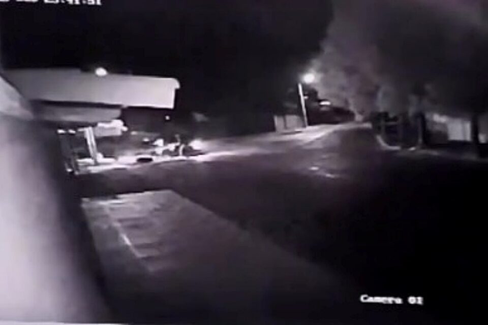 Imagens das câmeras de segurança