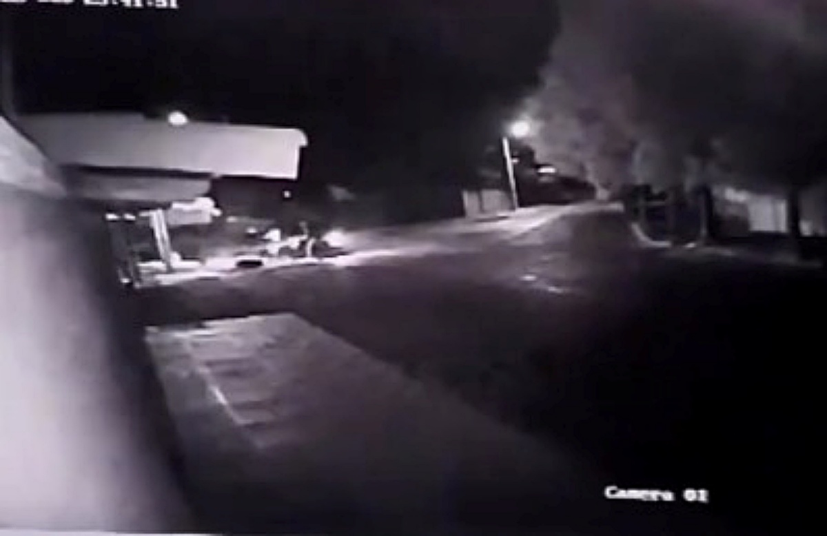 Imagens das câmeras de segurança