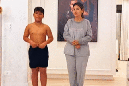 Filho de Simone Mendes se emociona em trend sobre privilégios