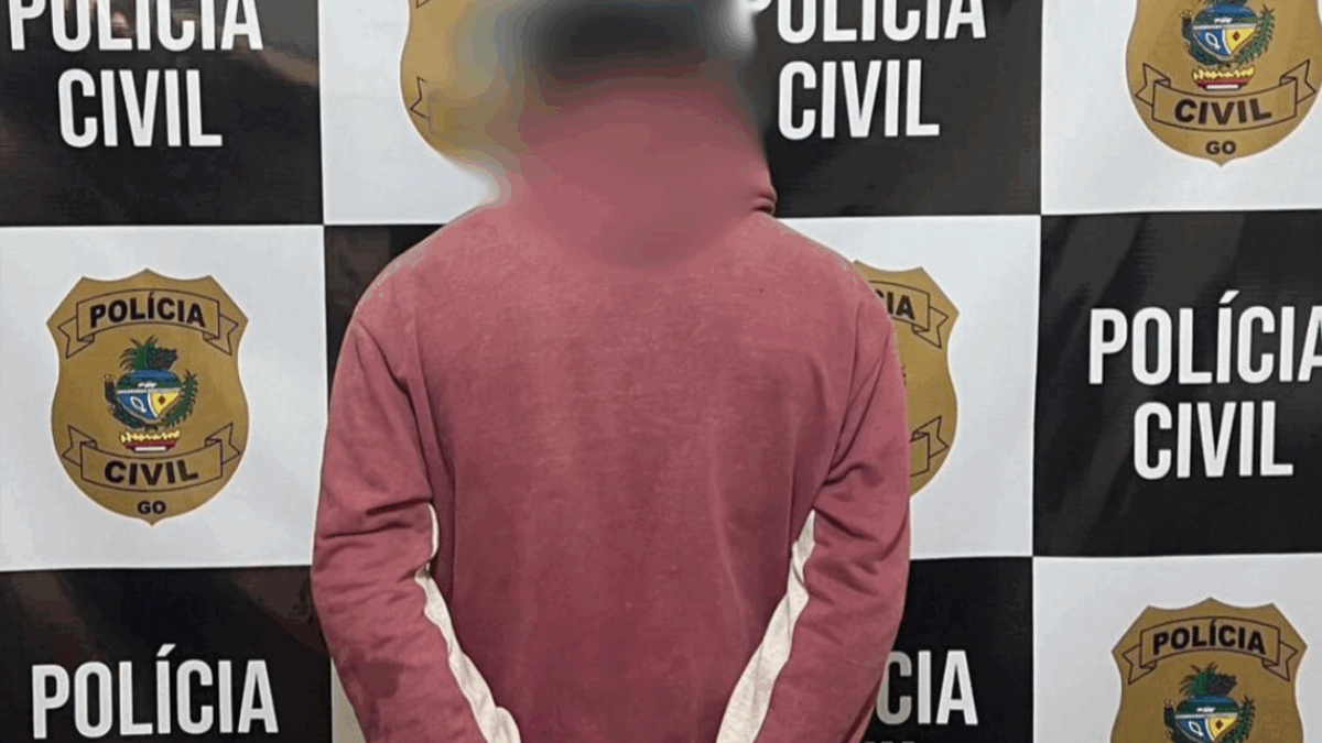 Homem preso por envolvimento em latrocínio (Foto: Reprodução)