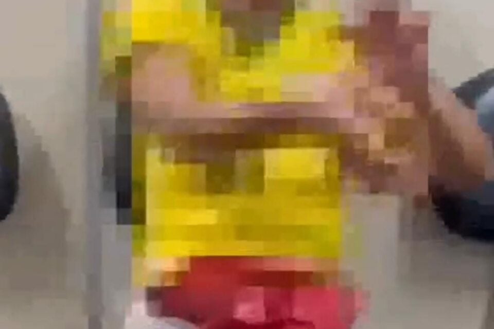 Imagem da vítima