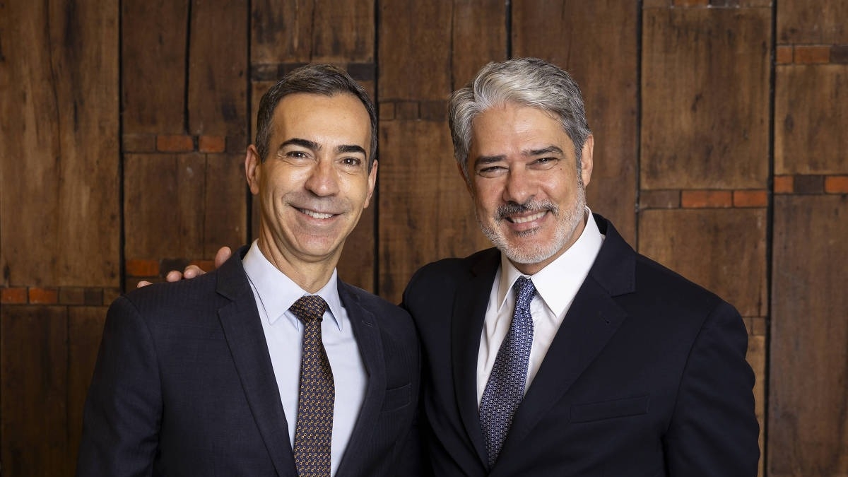 William Bonner vai deixar o Jornal Nacional e César Tralli assumirá lugar na bancada