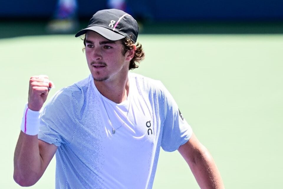 João Fonseca em partida do US Open