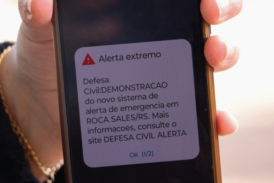 Defesa Civil de Goiás fará teste com envio de mensagens de alerta no sábado (27/9)