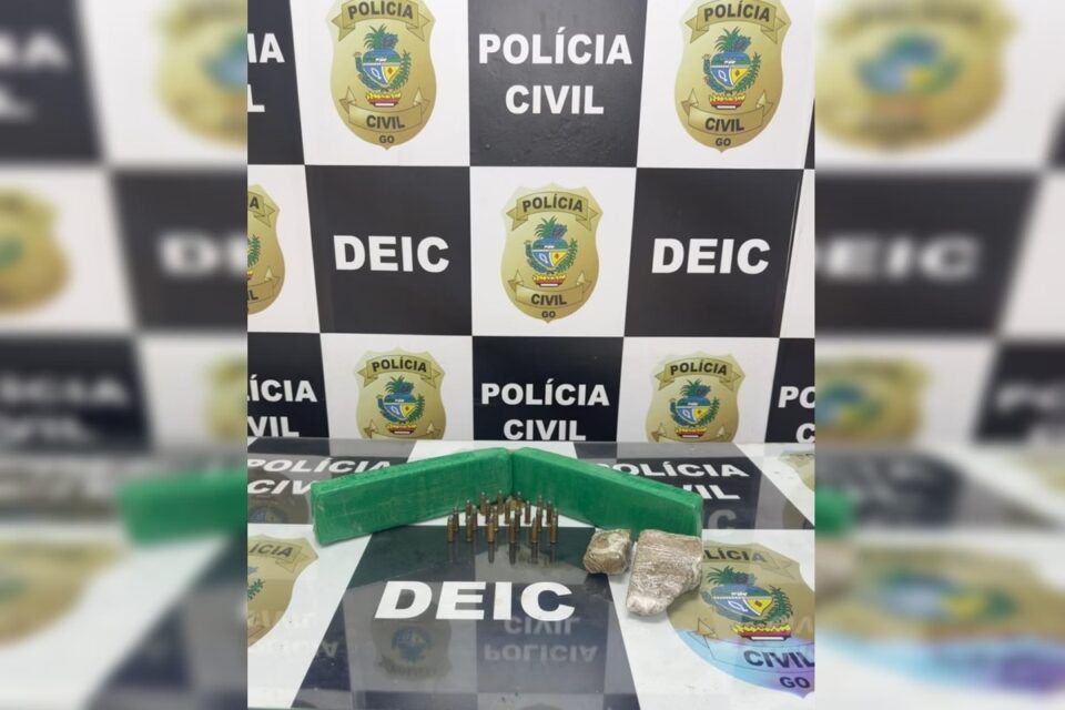 imagem do material apreendido