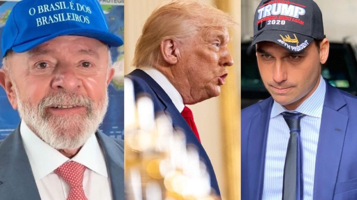 Eduardo Bolsonaro minimiza aceno de Trump a Lula: "estratégia por anistia" Comentário surgiu após Trump elogiar o presidente do Brasil