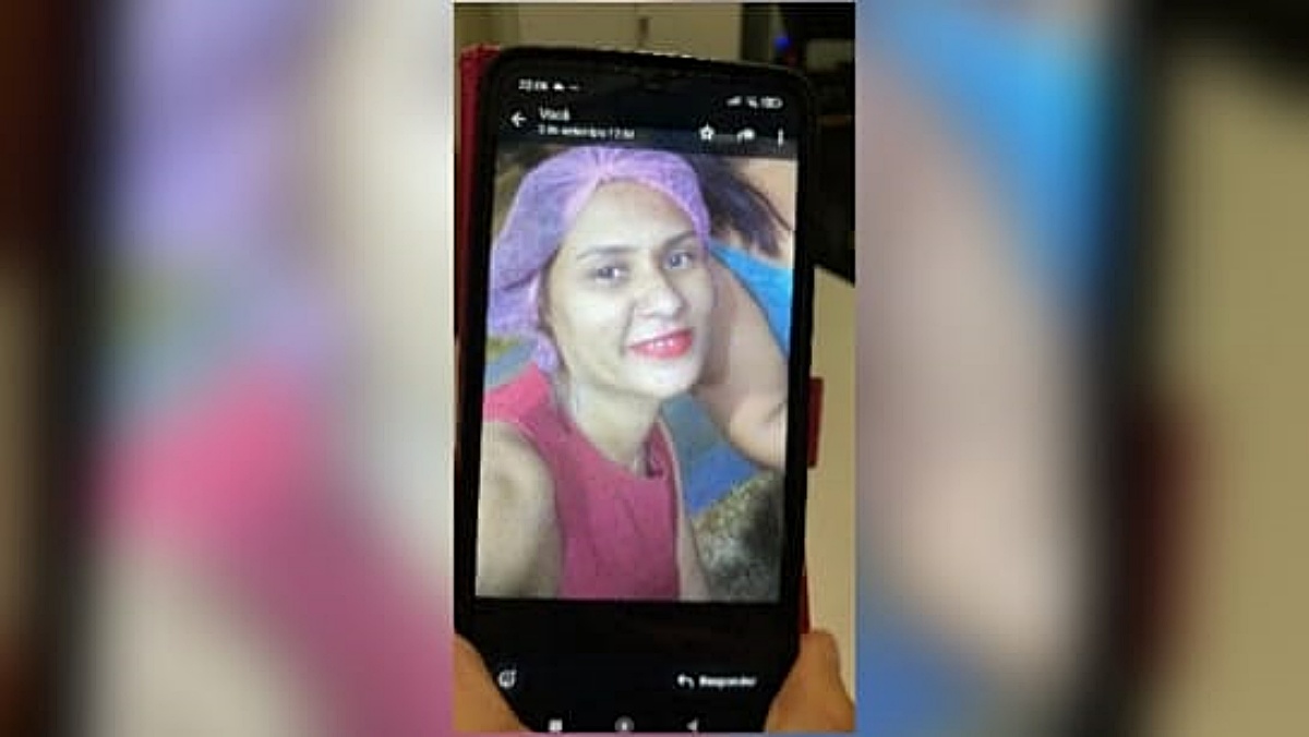 Imagem da mulher desaparecida