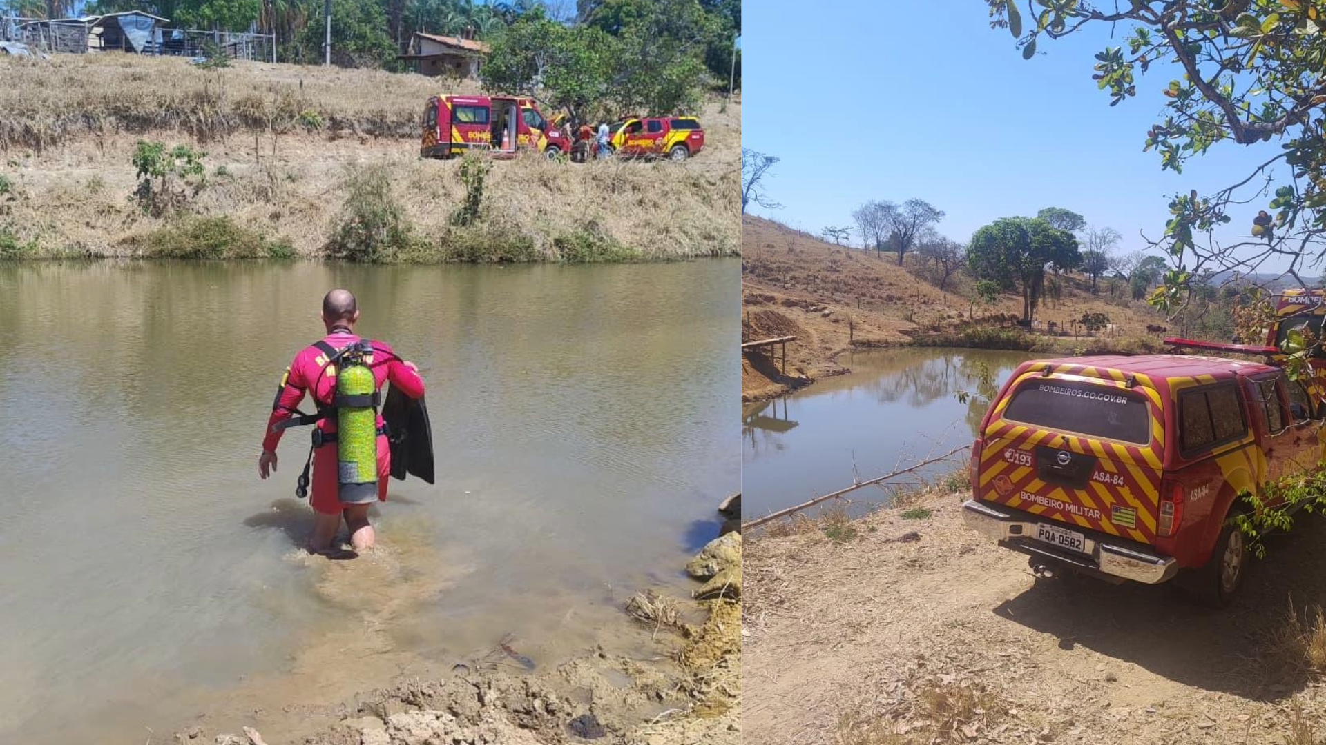 Imagem do local do incidente