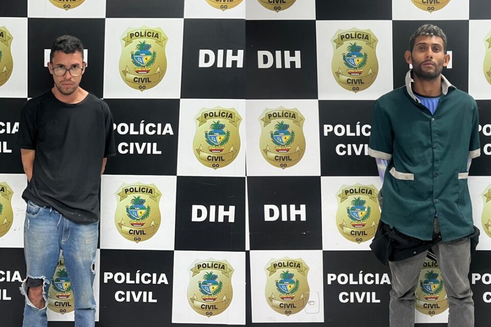 Polícia Civil liberou imagens dos suspeitos da execução de chapeiro em Goiânia (Fotos: PCGO)