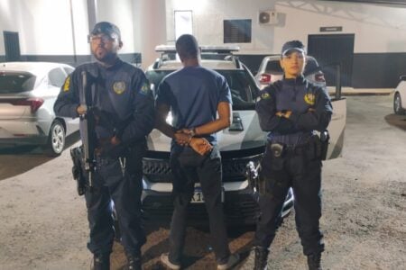 Imagem do homem preso