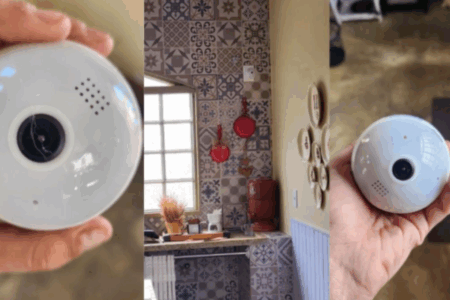 Imagem da câmera encontrada na casa alugada em Pirenópolis