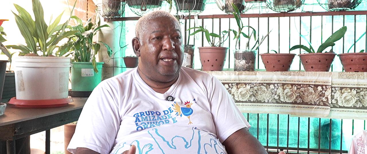 Marcelo Santos Neves, presidente da Associação das vítimas do Césio 137 (Foto: Mais Goiás)