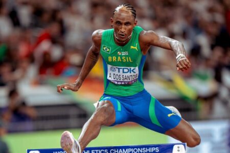 Alisson conquista medalha de prata no mundial de Atletismo