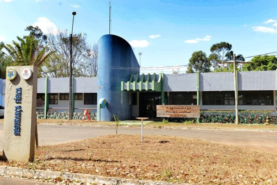 Imagem do local onde estão os rejeitos