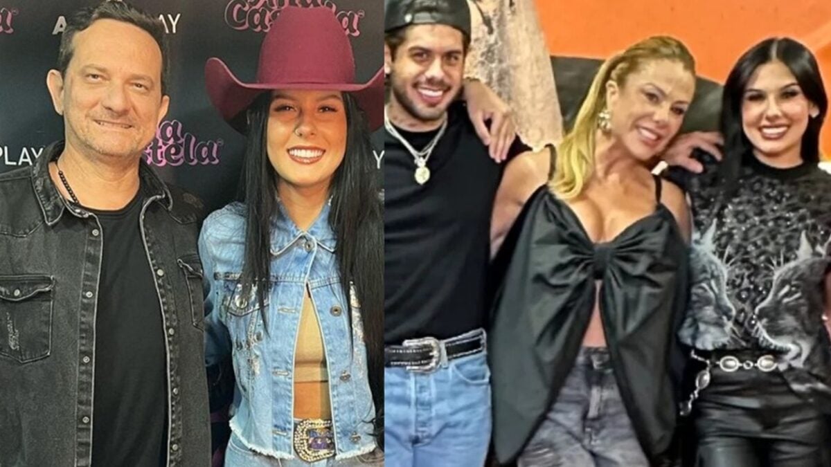 Entre sogros: entenda a relação de Ana Castela com o pai de Gustavo Mioto e a mãe de Zé Felipe Esposa de Leonardo, Poliana Rocha