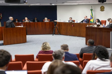 1º dia de julgamento da trama golpista aconteceu na segunda-feira (3/9). (Foto: Gustavo Moreno/STF)
