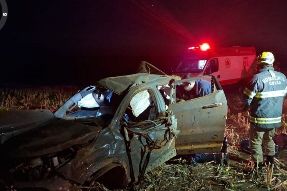 Carro bate em javali e deixa uma pessoa morta e duas feridas perto de Ipameri Condutor do carro morreu na hora