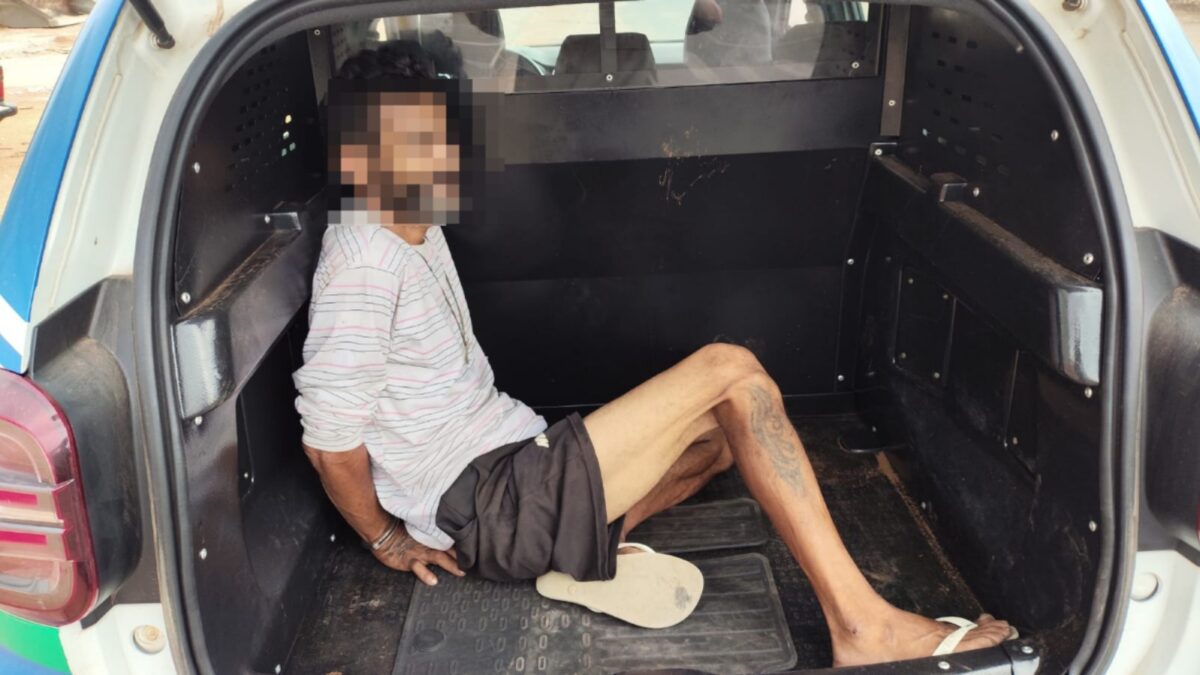 imagem do homem preso