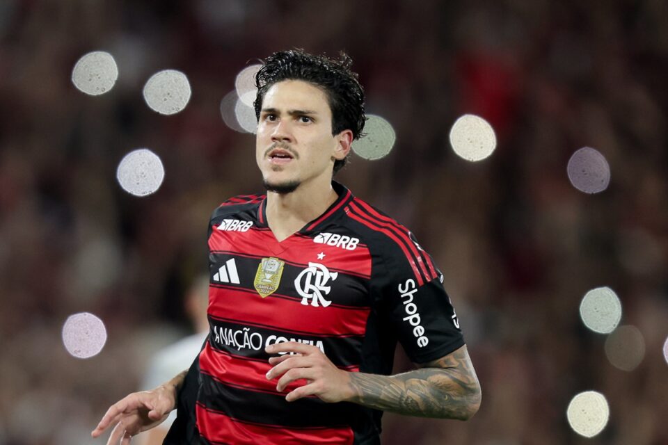 Pedro em jogo pelo Flamengo