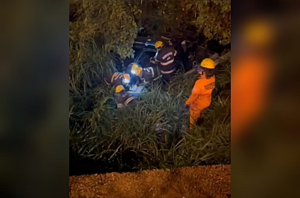 Imagem do momento do resgate